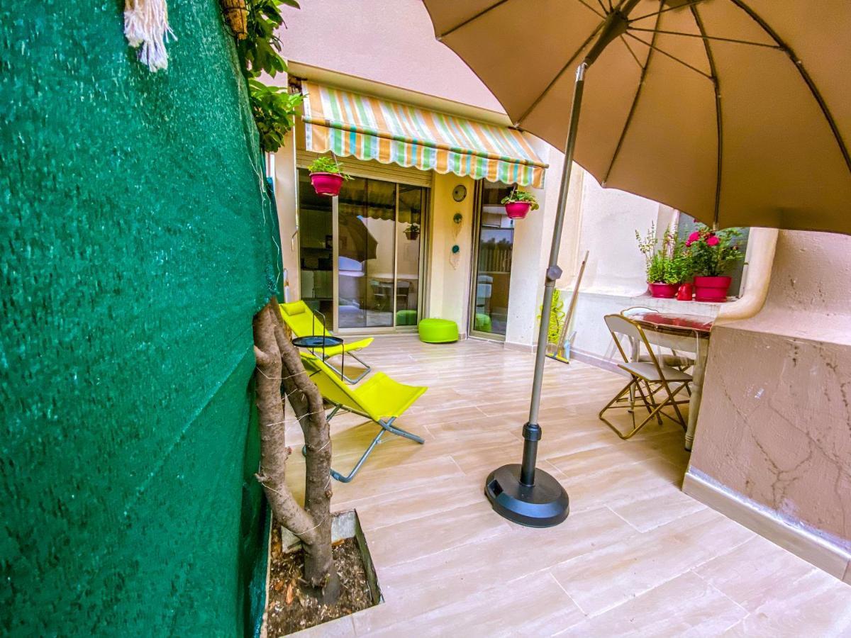 50M Plage / 200M Hippodrome 2 Pieces Jardin Garage Кань-сюр-Мер Экстерьер фото